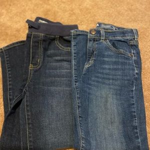 2 pair of boys size 7 jeans.